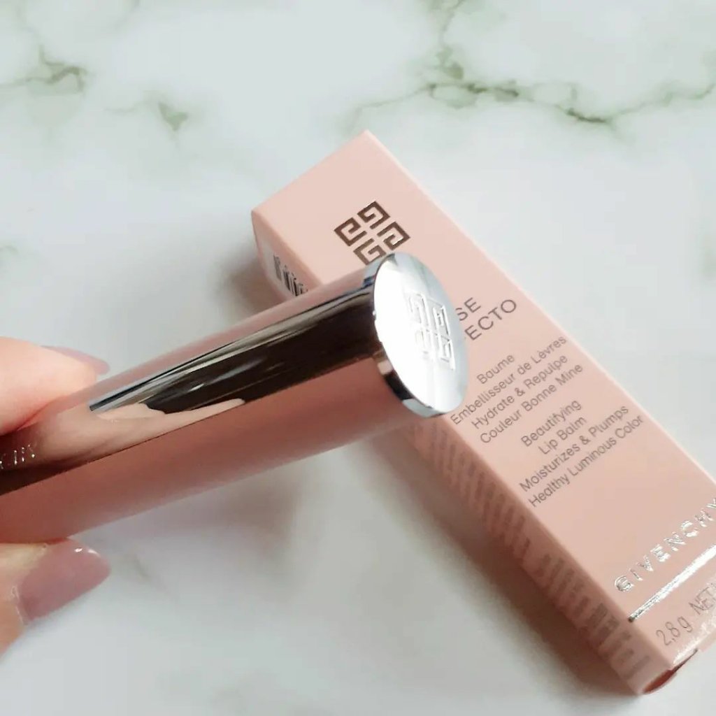 ローズ・パーフェクト No.002 バイタル・グロウ(全国限定色)/GIVENCHY/リップバームを使ったクチコミ（2枚目）