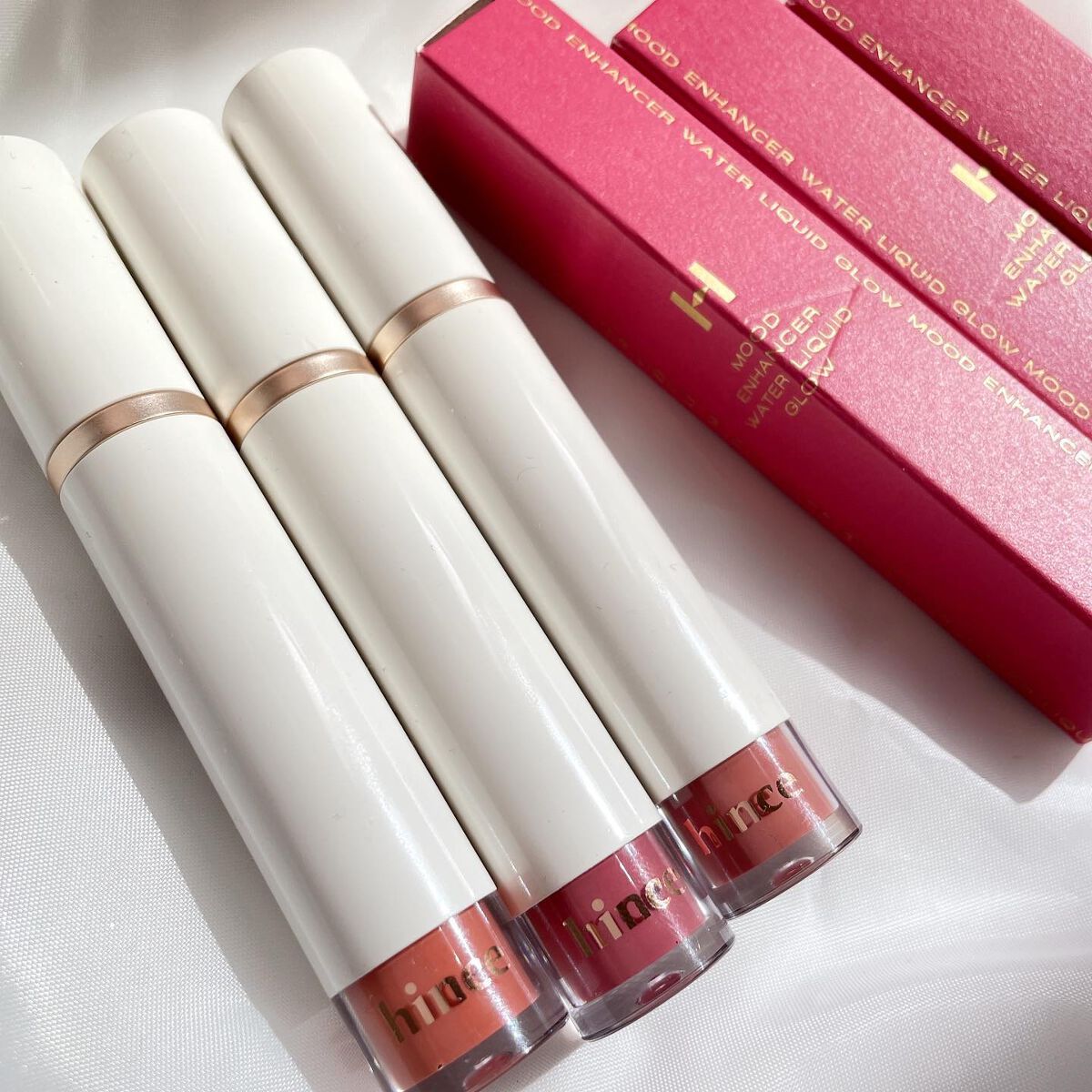 ムードインハンサーウォーターリキッドグロウ/hince/口紅を使ったクチコミ(1枚目)
