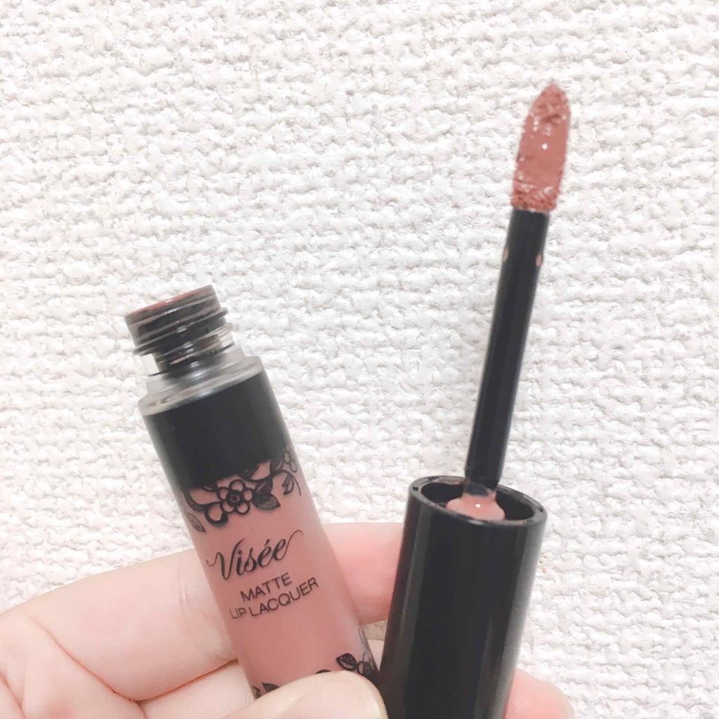 マットリップラッカー/Visée/口紅を使ったクチコミ(3枚目)