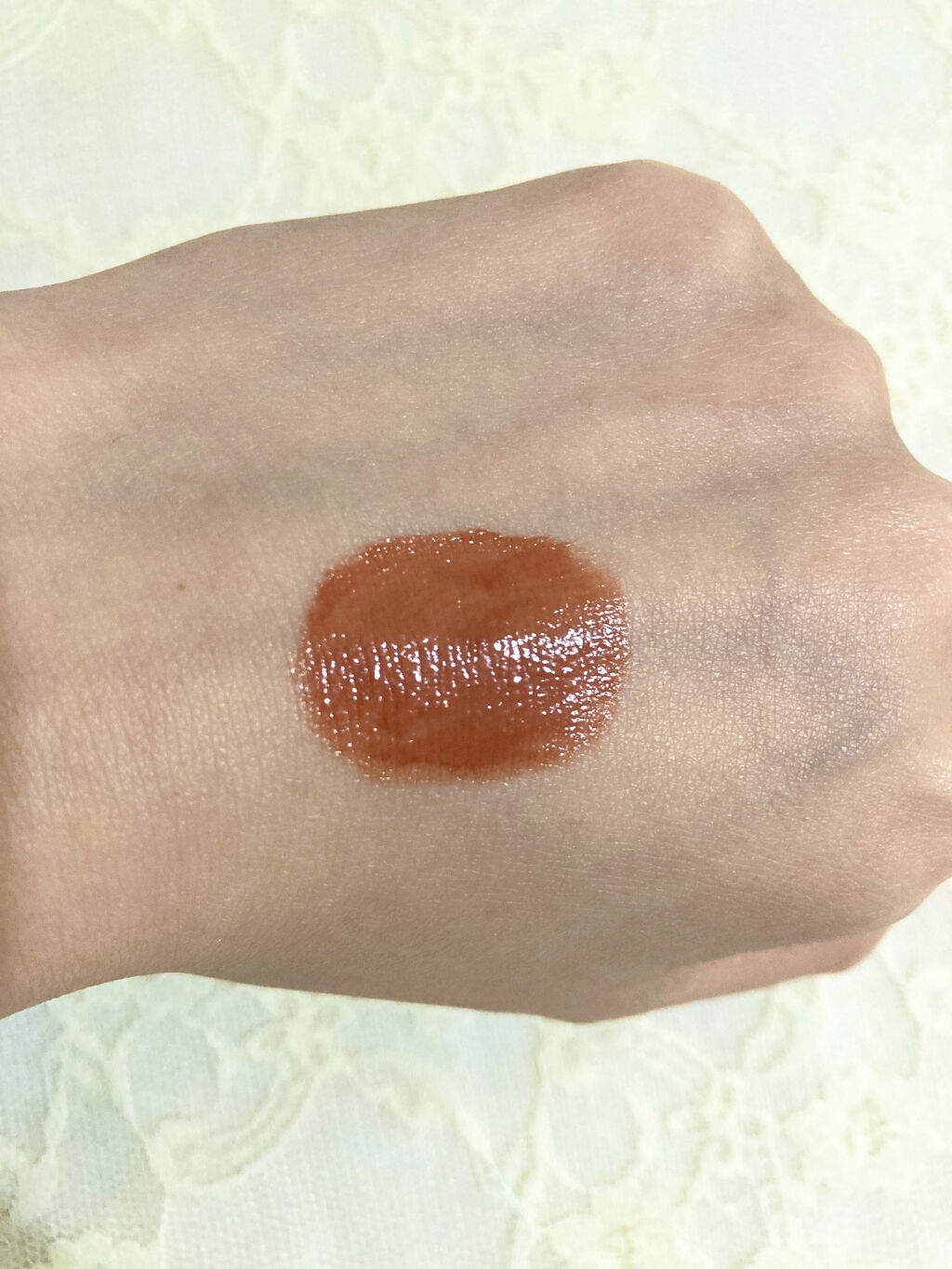 カラーフォーミーリップティント 01 pop coral/myroink/リップティントを使ったクチコミ（3枚目）