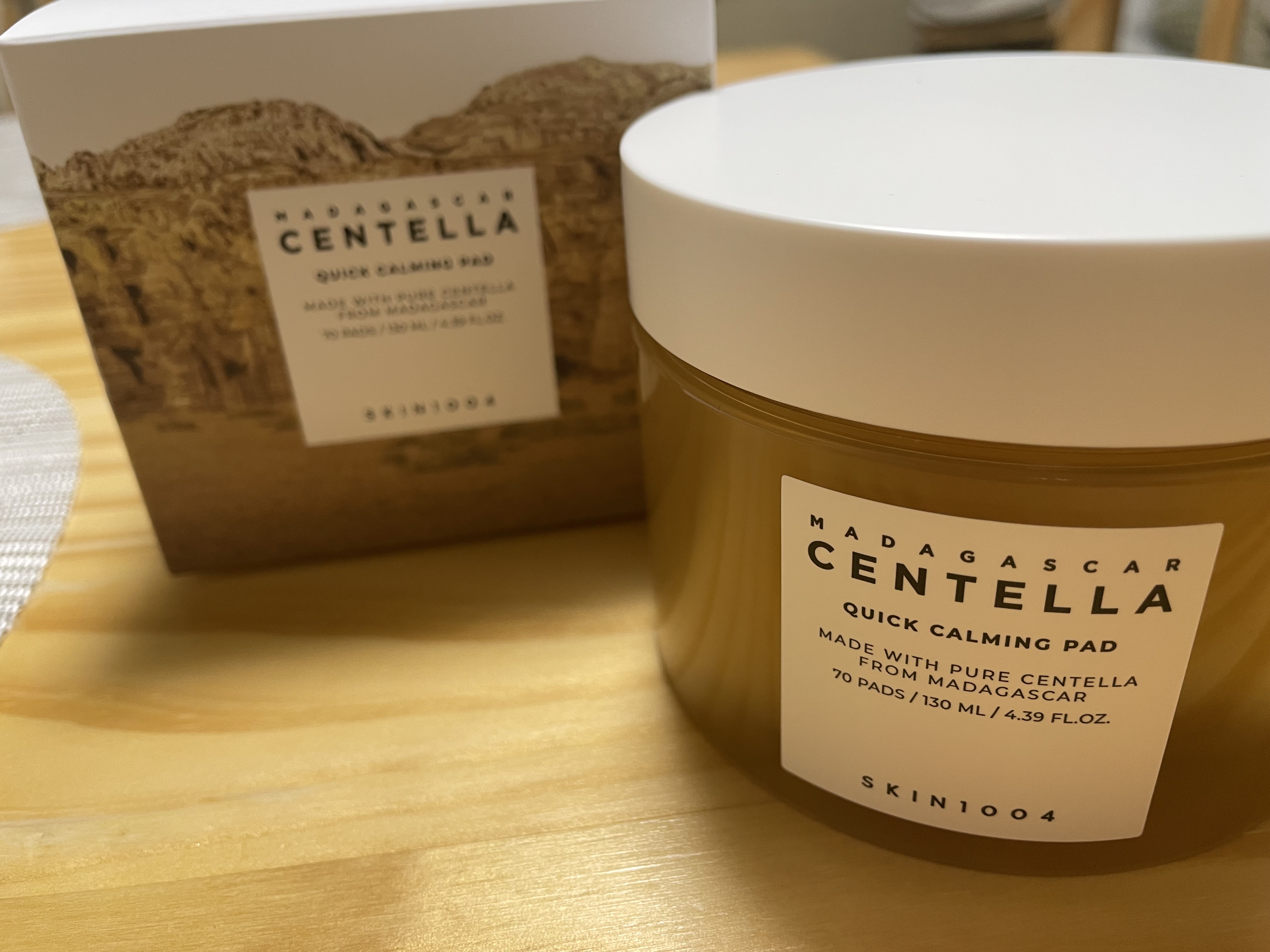 センテラ クイックカーミングパッド/SKIN1004/トナーパッドを使ったクチコミ（1枚目）