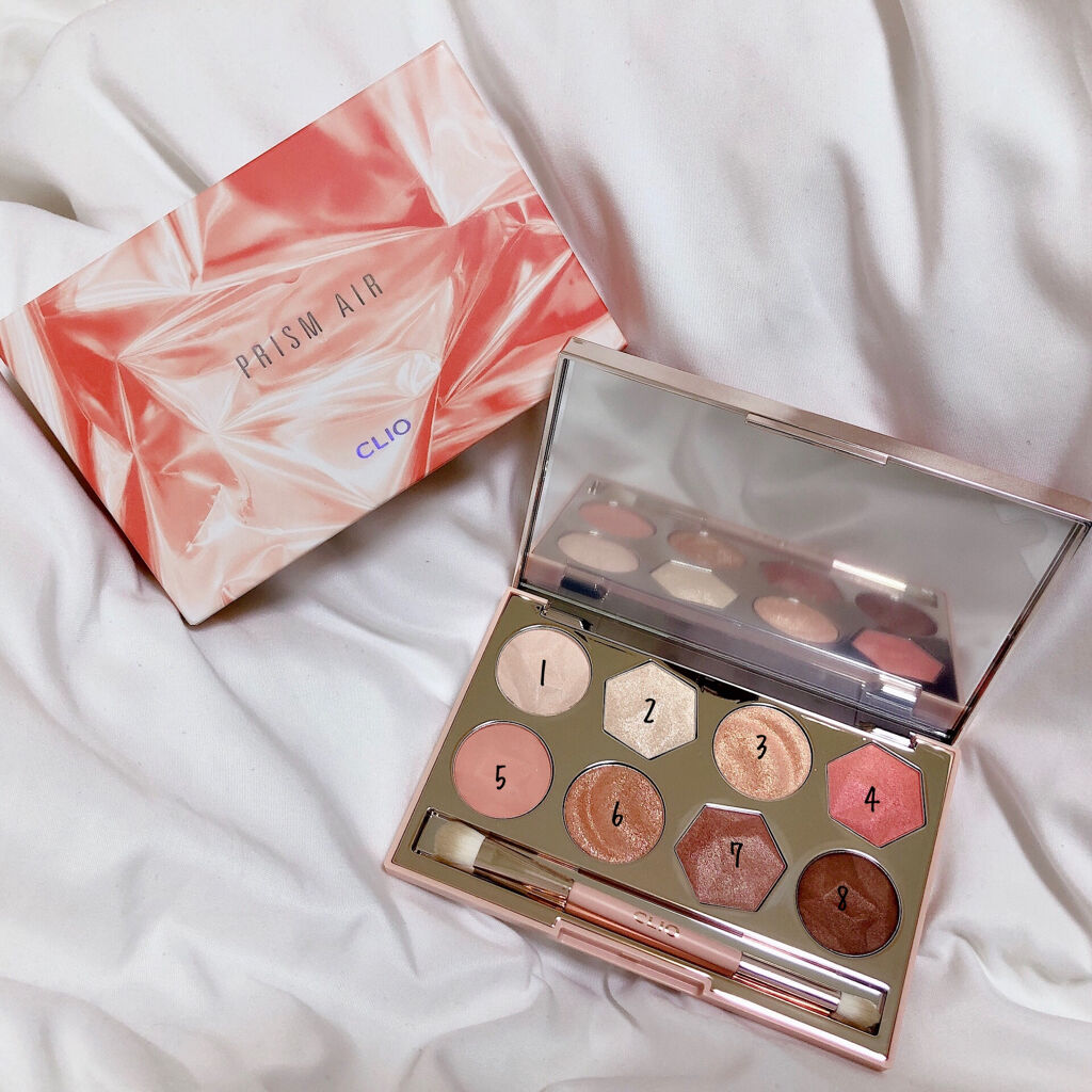 プリズム エアー アイ パレット/CLIO/アイシャドウパレットを使ったクチコミ（2枚目）