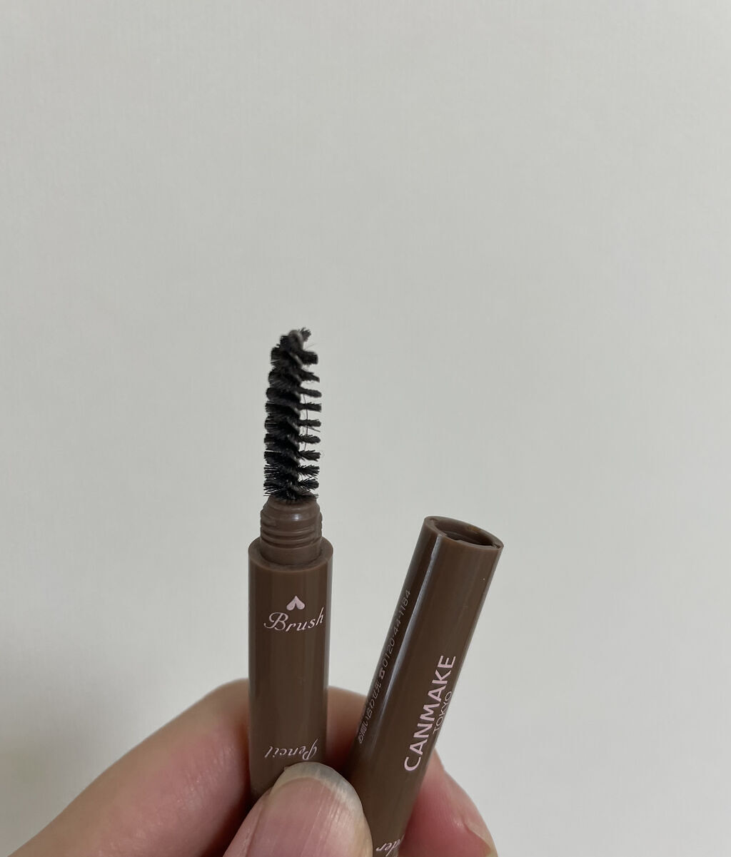 3in1アイブロウ 02 アッシュブラウン/キャンメイク/アイブロウペンシルを使ったクチコミ（2枚目）