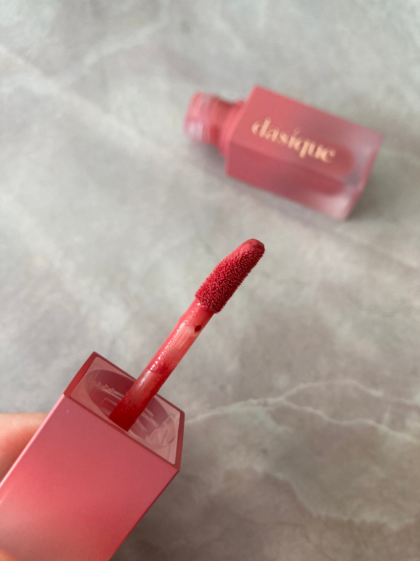 クリームドゥローズティント/dasique/リップティントを使ったクチコミ(2枚目)