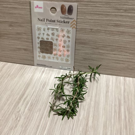 ネイルポイントステッカー/DAISO/ネイルシールを使ったクチコミ(1枚目)