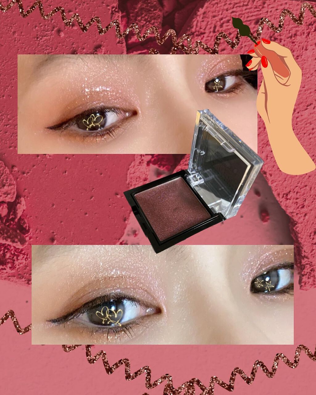 UR GLAM AIRY EYE COLOR/U R GLAM/ジェル・クリームアイシャドウを使ったクチコミ(1枚目)