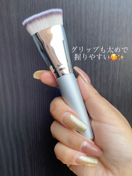 マルチファンデブラシ /ロージーローザ/メイクブラシを使ったクチコミ(4枚目)