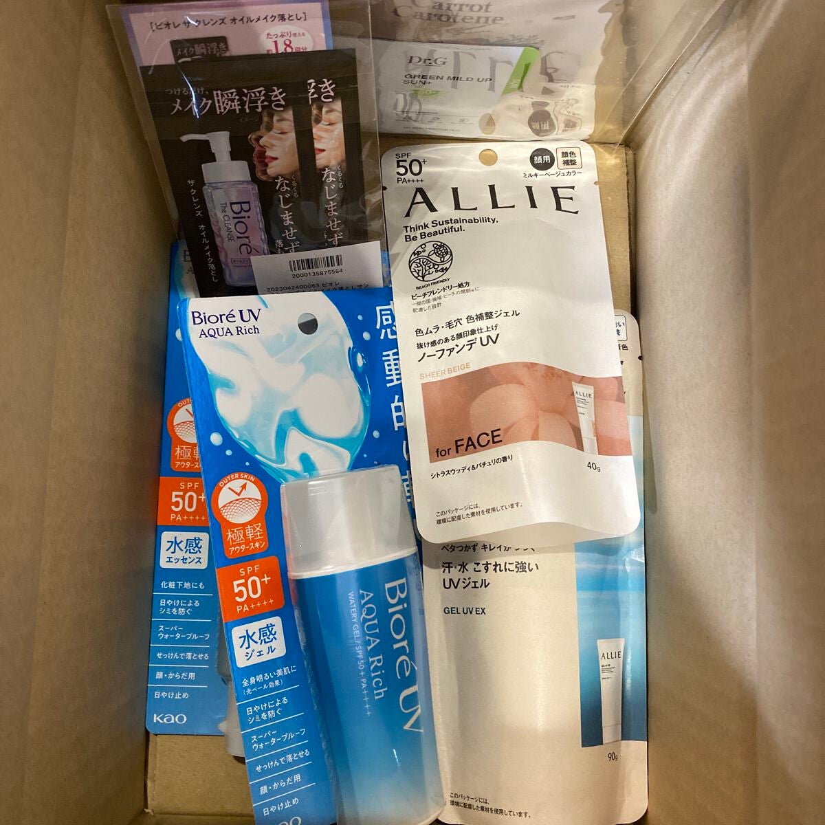 ビオレUV アクアリッチウォータリージェル /ビオレ/日焼け止め・UVケアを使ったクチコミ(1枚目)