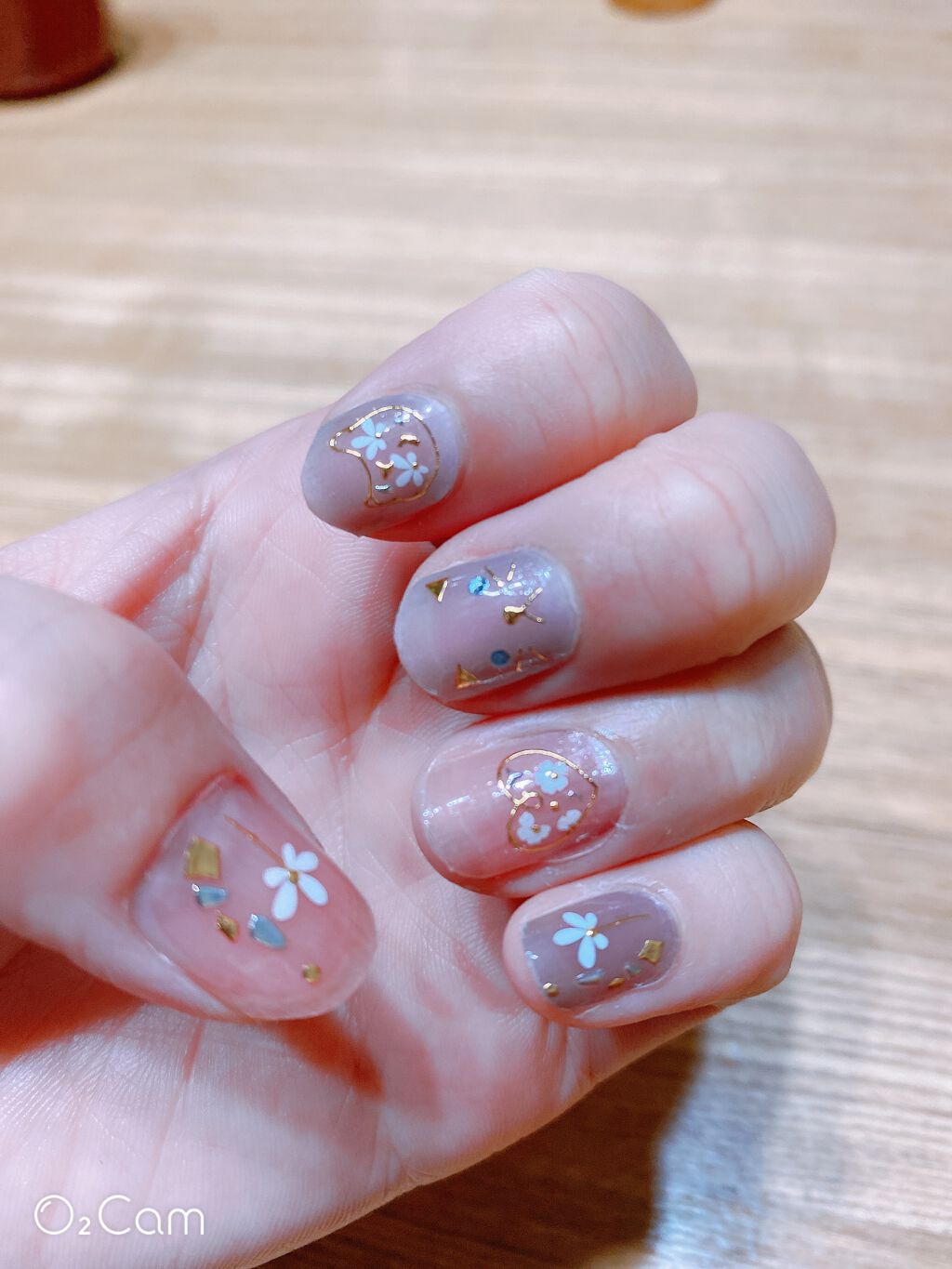 ネイルシール/Qoo10/ネイルシールを使ったクチコミ(2枚目)