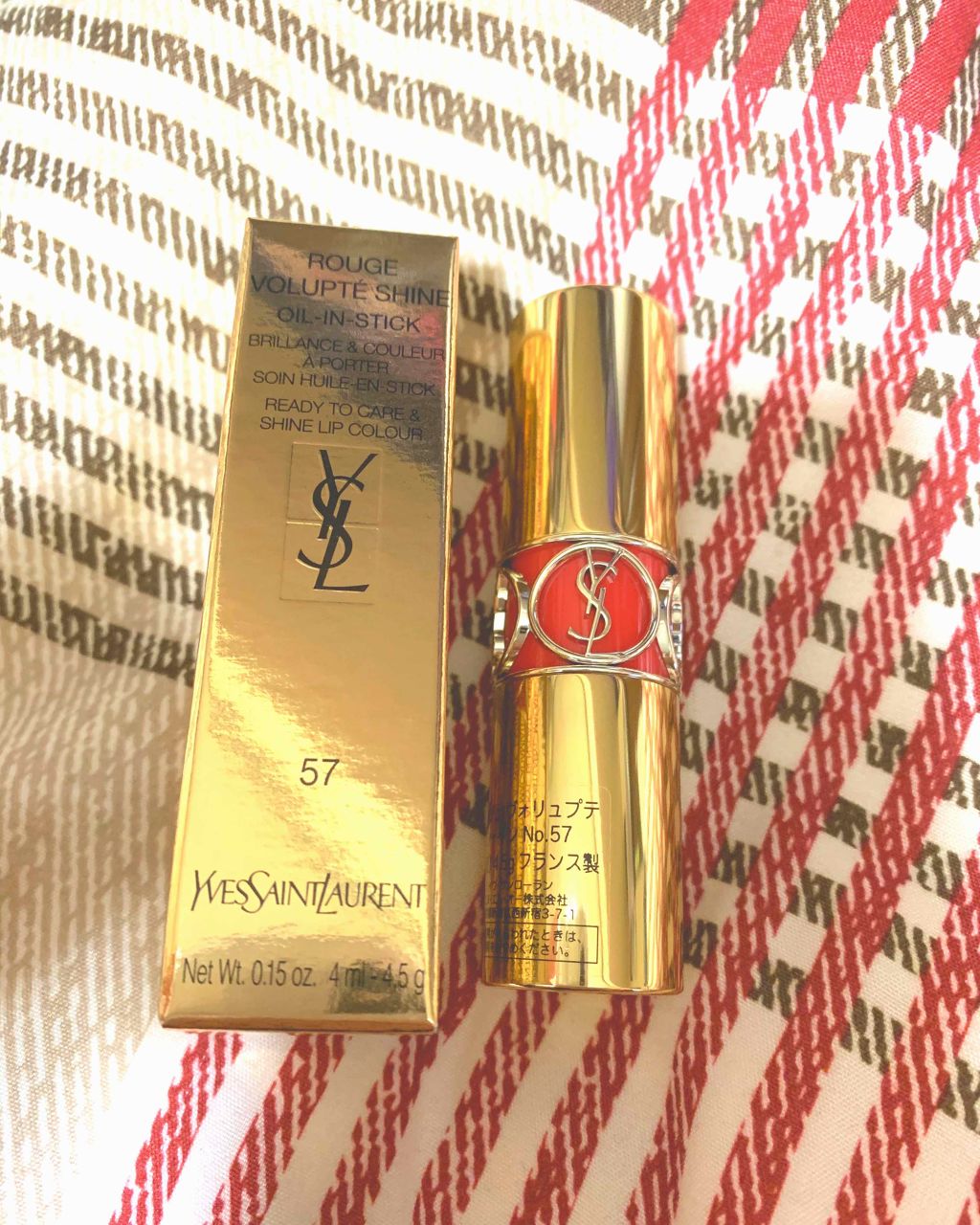 ヴォリュプテ プランプインカラー/YVES SAINT LAURENT BEAUTE/口紅を使ったクチコミ（1枚目）