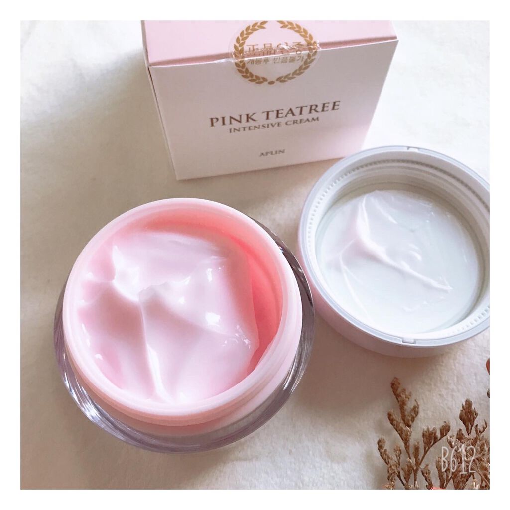 ピンクティーツリークリーム/APLIN/フェイスクリームを使ったクチコミ(3枚目)