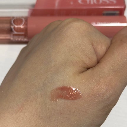 グラスティングカラーグロス/rom&nd/リップグロスを使ったクチコミ(3枚目)