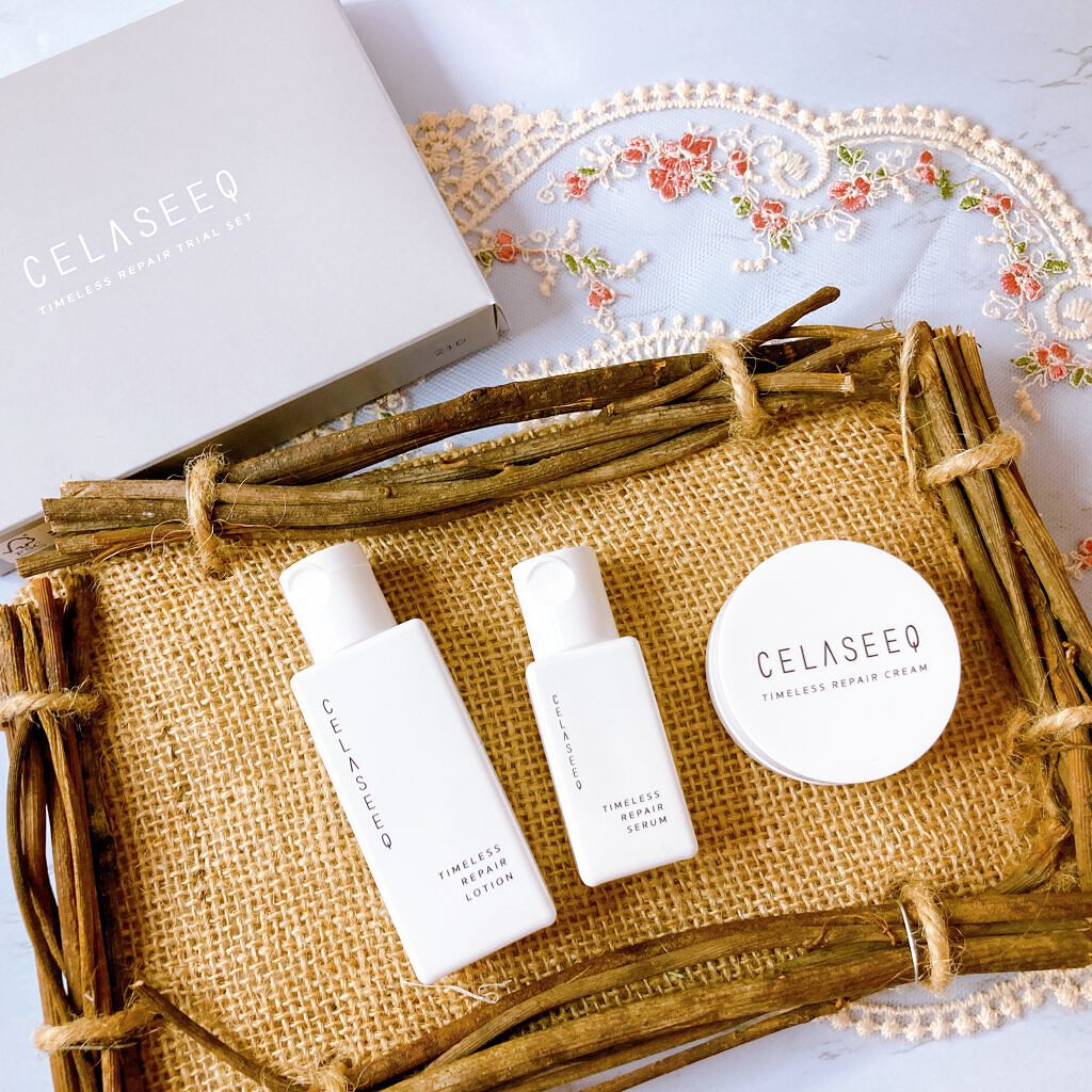 タイムレスリペア 未来肌おためしセット/CELASEEQ/スキンケアキットを使ったクチコミ(1枚目)