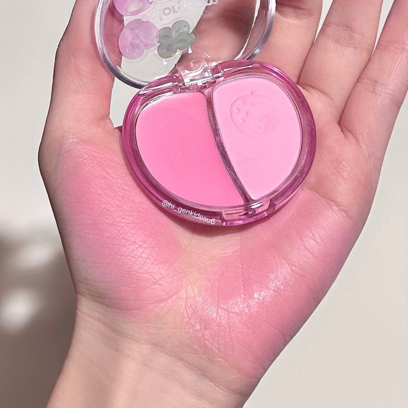 ミルクブリンハートライター/Colorgram/パウダーハイライトを使ったクチコミ(5枚目)