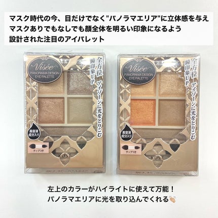 パノラマデザイン アイパレット/Visée/アイシャドウパレットを使ったクチコミ(3枚目)