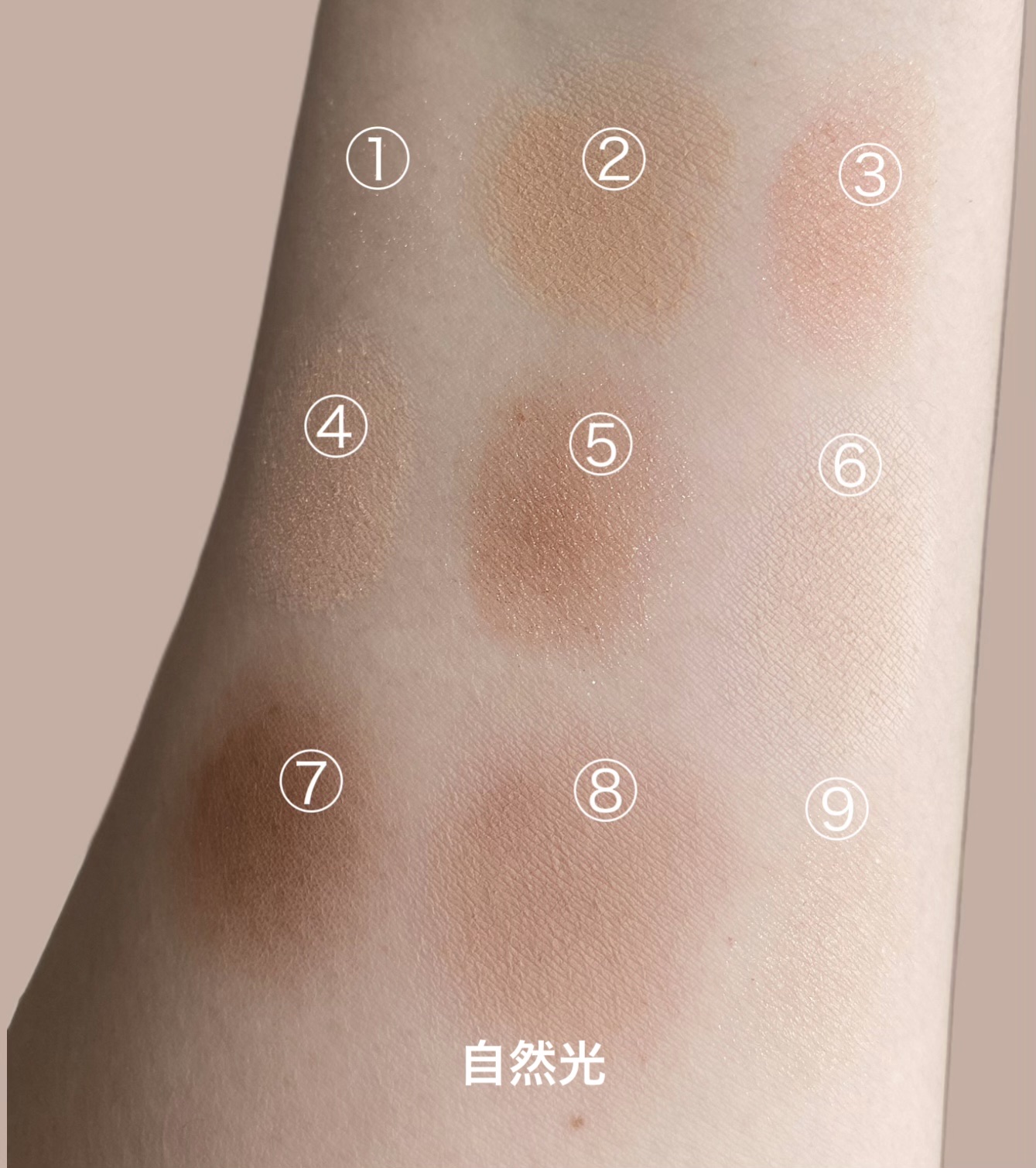 エトワルローズ 9色アイシャドウ/Étoile Rose/アイシャドウパレットを使ったクチコミ（3枚目）