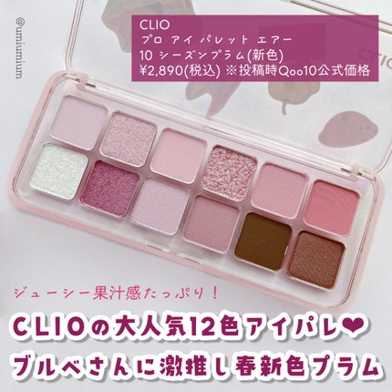 プロ アイ パレット エアー/CLIO/アイシャドウパレットを使ったクチコミ(2枚目)