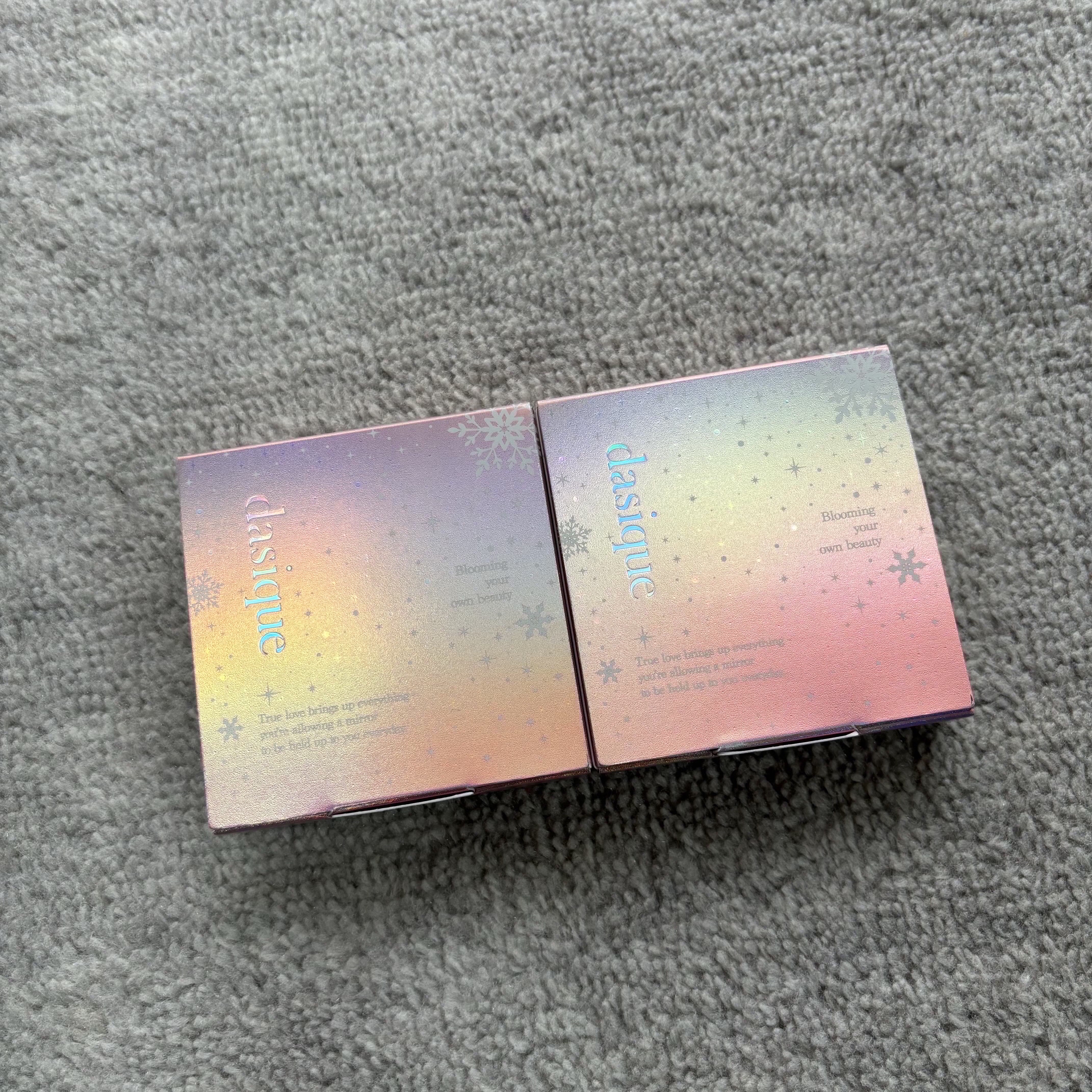 ホリデーハイライター #02 PINK AURORA/dasique/パウダーハイライトを使ったクチコミ（2枚目）