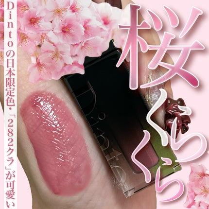 ブラーグロイリップティント 282 クラ/Dinto/リップティントを使ったクチコミ(1枚目)