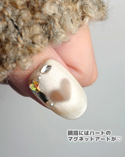 るか @luchasroom on LIPS 「貼るだけ簡単♪サロン級の指先に♡フレンズネイルのネイルチップを..」(6枚目)