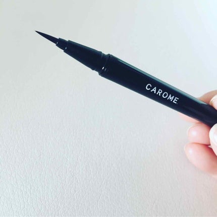 ウォータープルーフ リキッドアイライナー/CAROME./リキッドアイライナーを使ったクチコミ(3枚目)