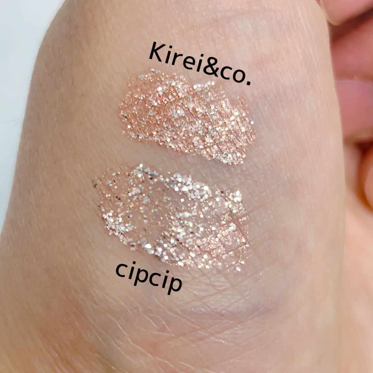 グリッターライナー/Kirei&co./グリッターを使ったクチコミ（3枚目）