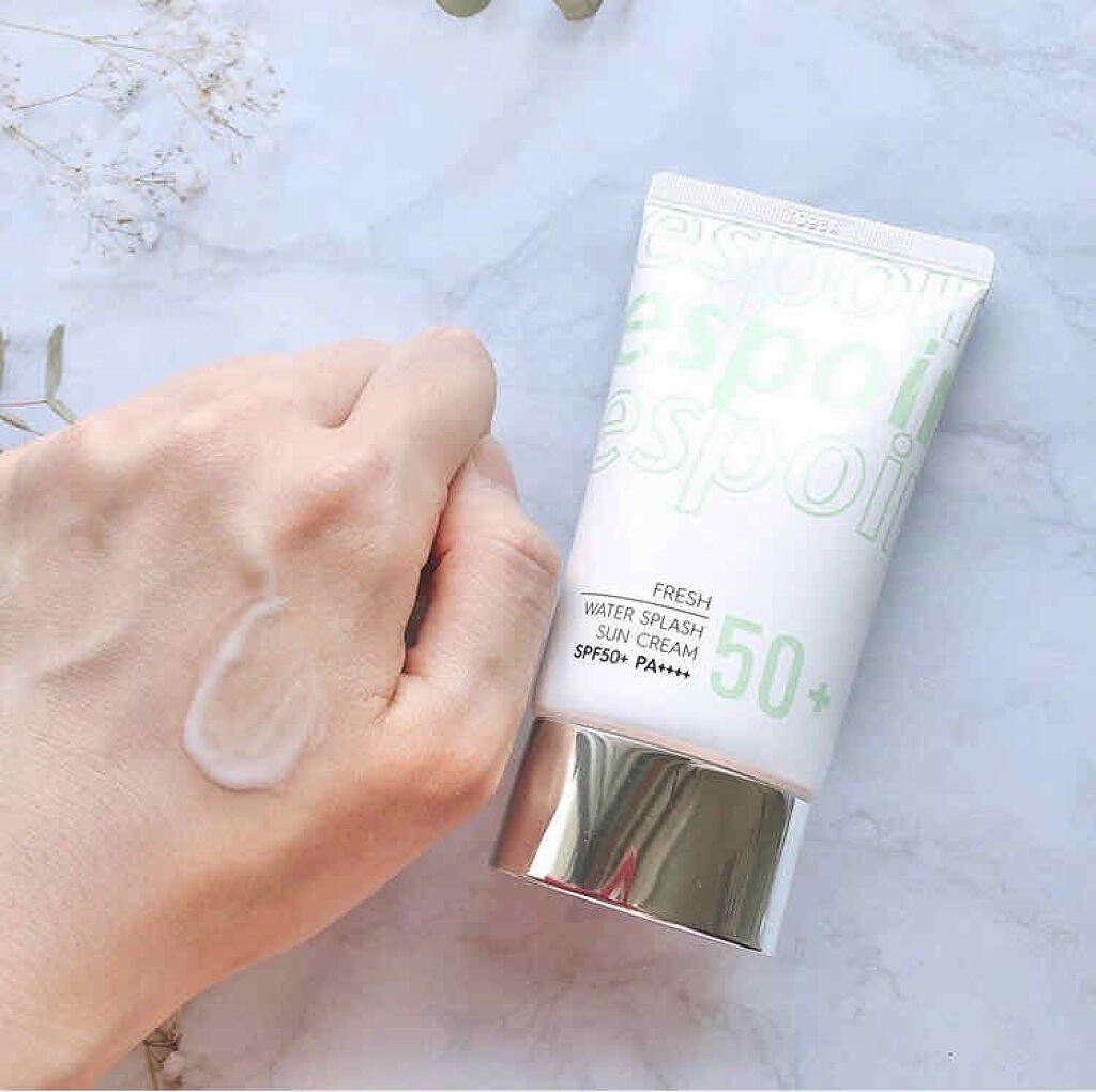 ウォータースプラッシュサンクリーム/espoir/日焼け止め・UVケアを使ったクチコミ(4枚目)