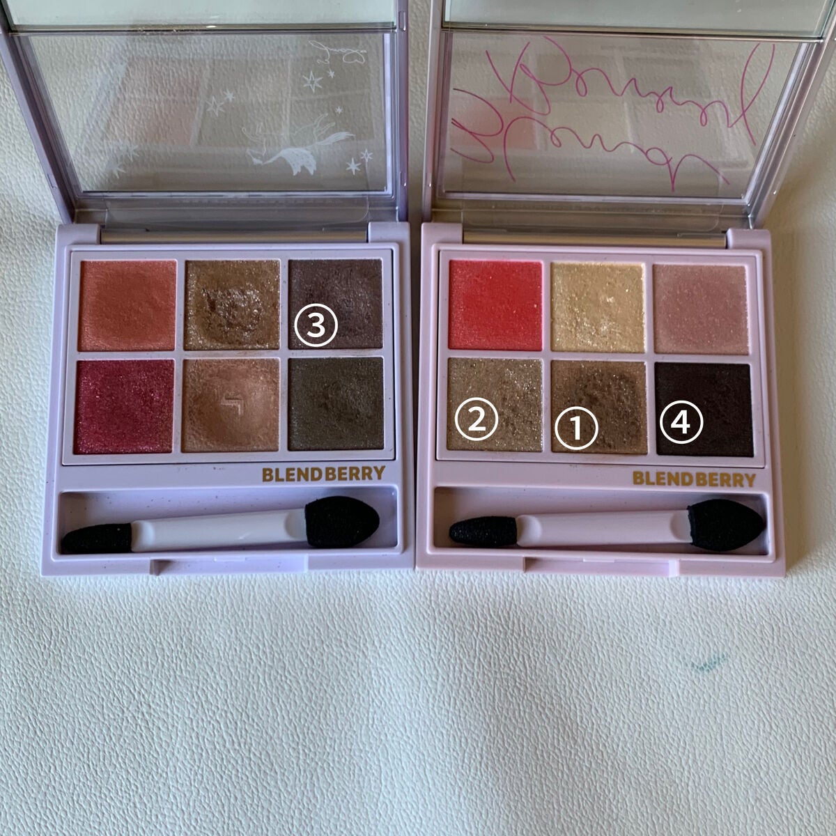 オーラクリエイション/BLEND BERRY/アイシャドウパレットを使ったクチコミ(2枚目)