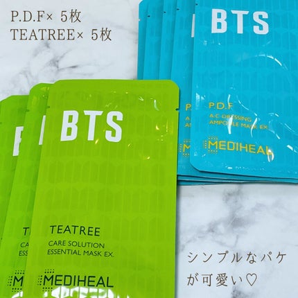 メディヒール x BTS スペシャル セット /MEDIHEAL/シートマスク・パックを使ったクチコミ(2枚目)