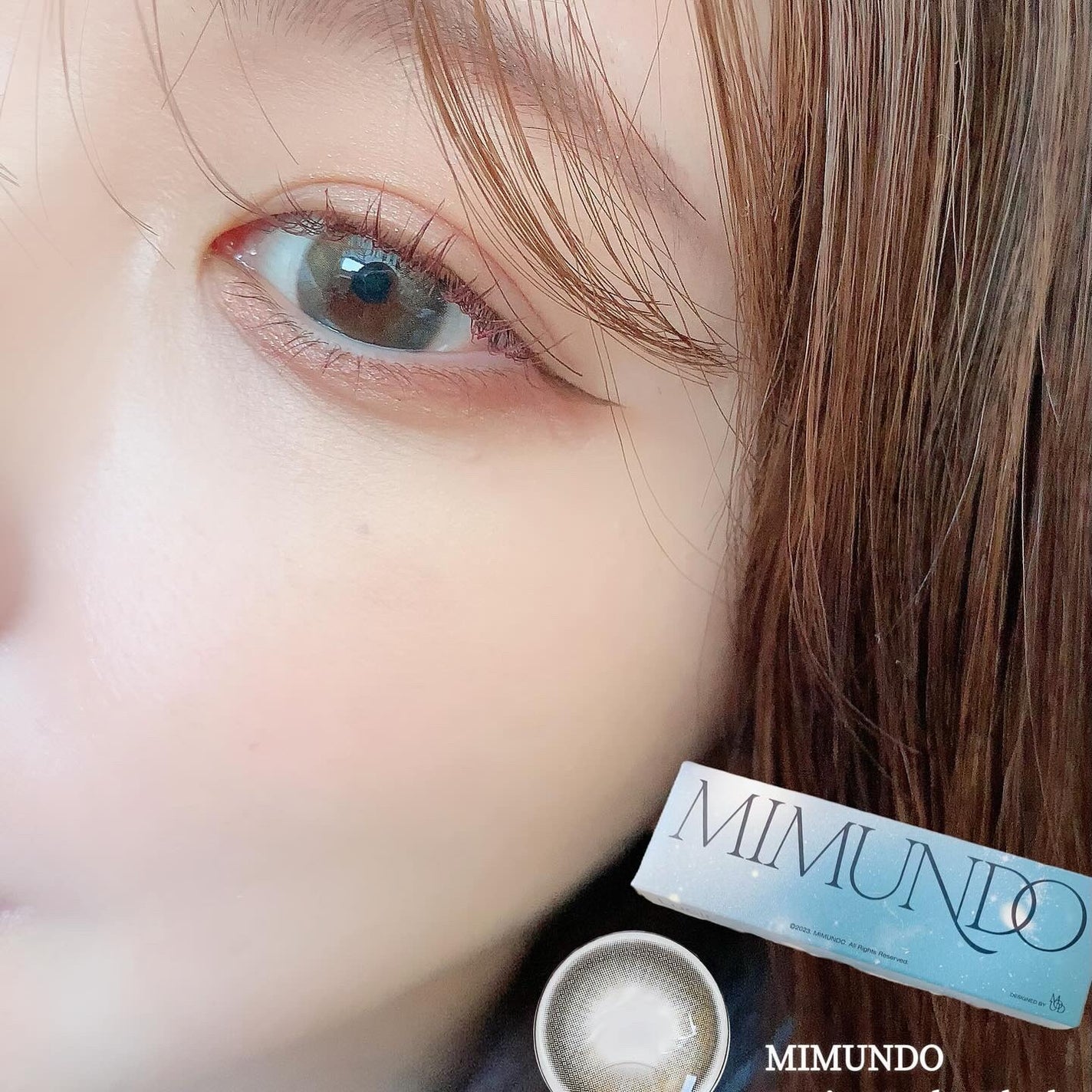 Lucir 1Day/mimundo/カラーコンタクトレンズを使ったクチコミ(3枚目)