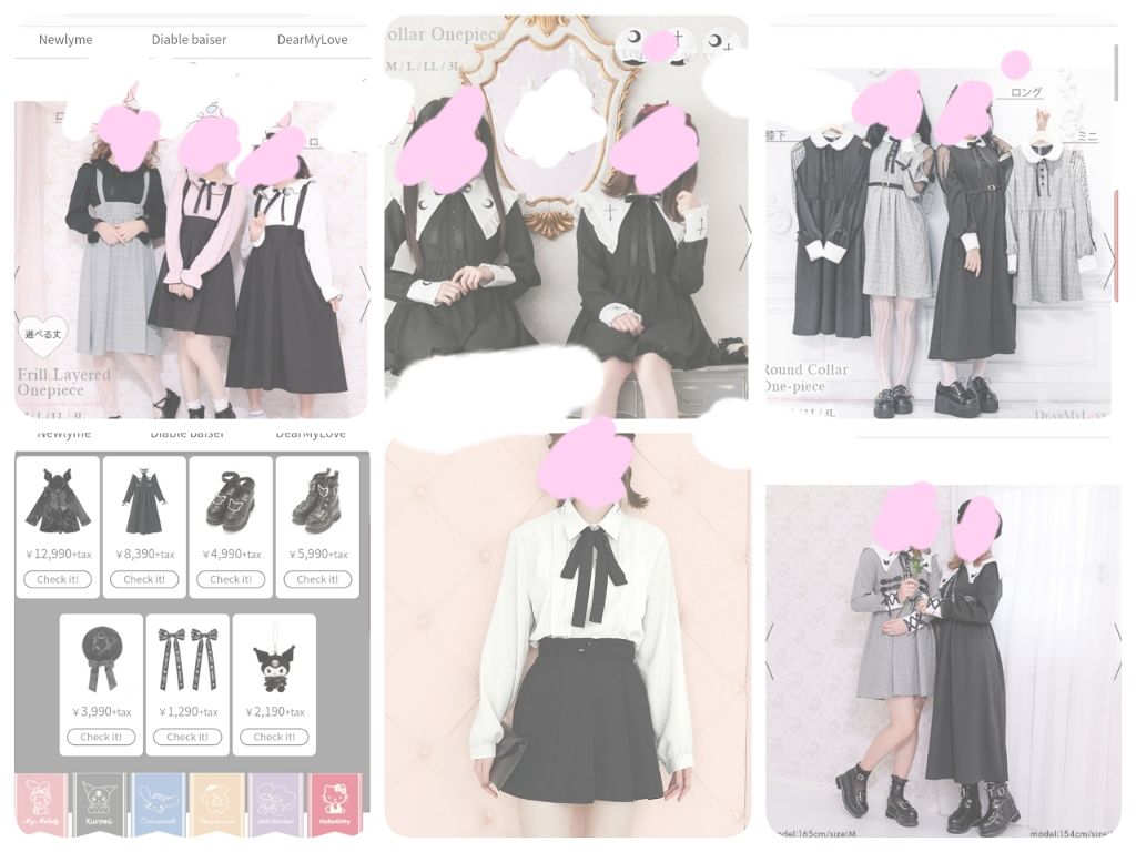 百瀬。🥀 on LIPS 「量産型になりたい!!可愛くなりたい!!女の子なら可愛くなりたい..」(2枚目)