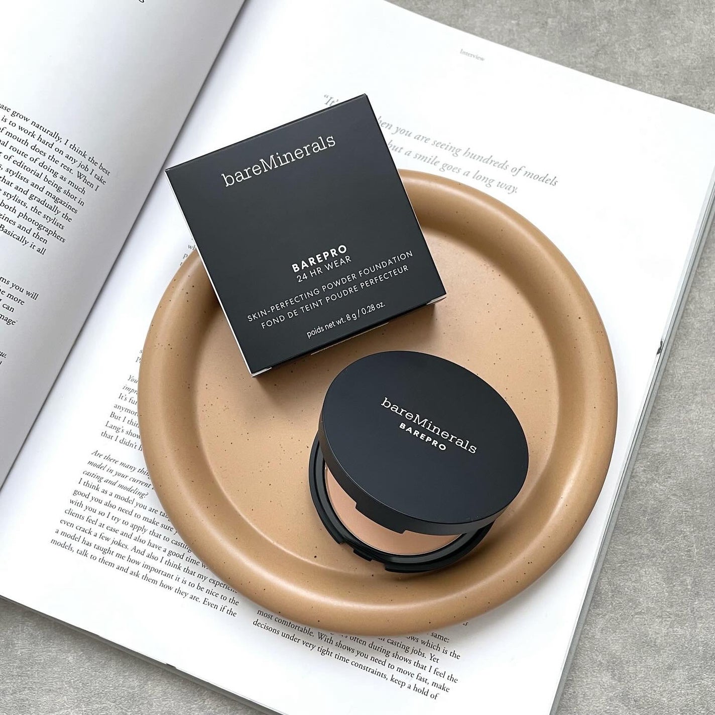 ベアプロ 16HR パウダー ファンデーション/bareMinerals/パウダーファンデーションを使ったクチコミ(1枚目)