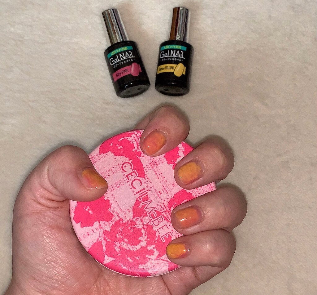 ジェルネイル(ライト対応)/セリア/ジェルネイルを使ったクチコミ(2枚目)