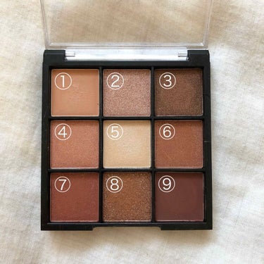 UR GLAM　BLOOMING EYE COLOR PALETTE/U R GLAM/パウダーアイシャドウを使ったクチコミ（2枚目）