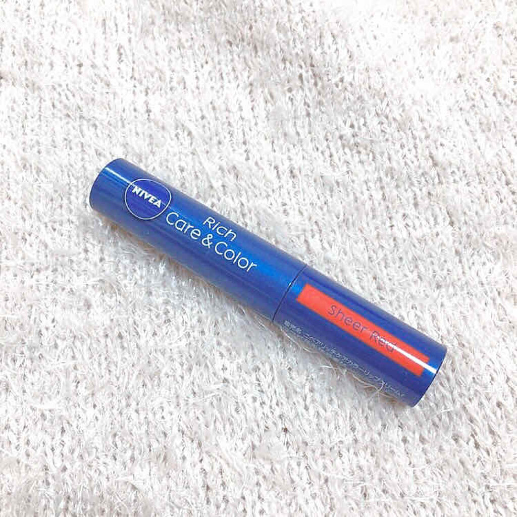 ニベア リッチケア＆カラーリップ/ニベア/リップクリームを使ったクチコミ（2枚目）