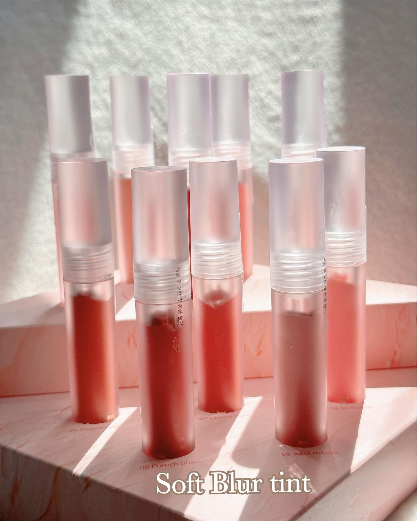 ソフトブラーティント/mude./リップティントを使ったクチコミ（2枚目）