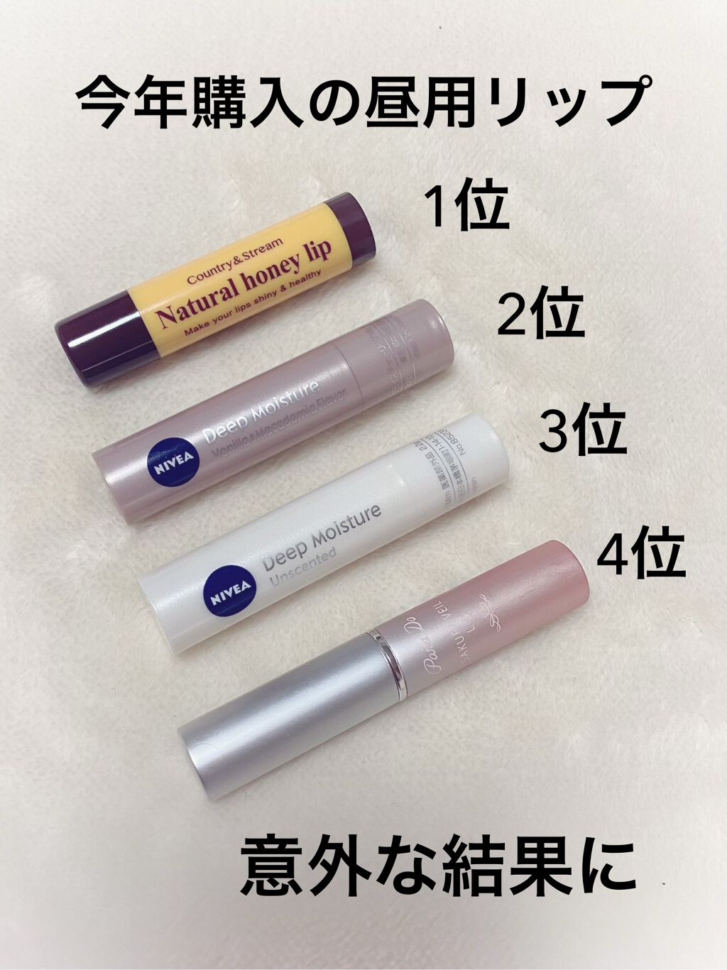 ニベア ディープモイスチャーリップ/ニベア/リップクリームを使ったクチコミ（1枚目）