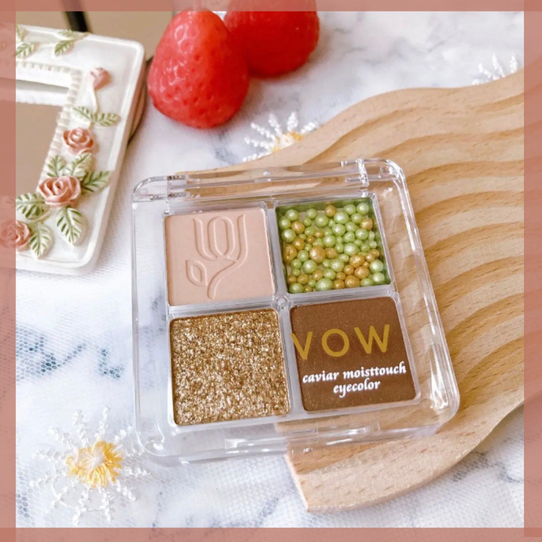 キャビアモイストタッチアイカラー /VOW/アイシャドウパレットを使ったクチコミ(4枚目)