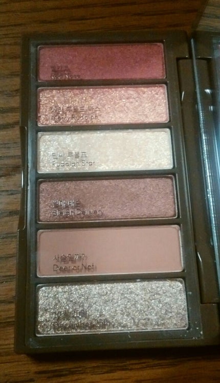 ルドルフ プレイカラー アイシャドウミニ トナカイ/ETUDE/アイシャドウパレットを使ったクチコミ(3枚目)
