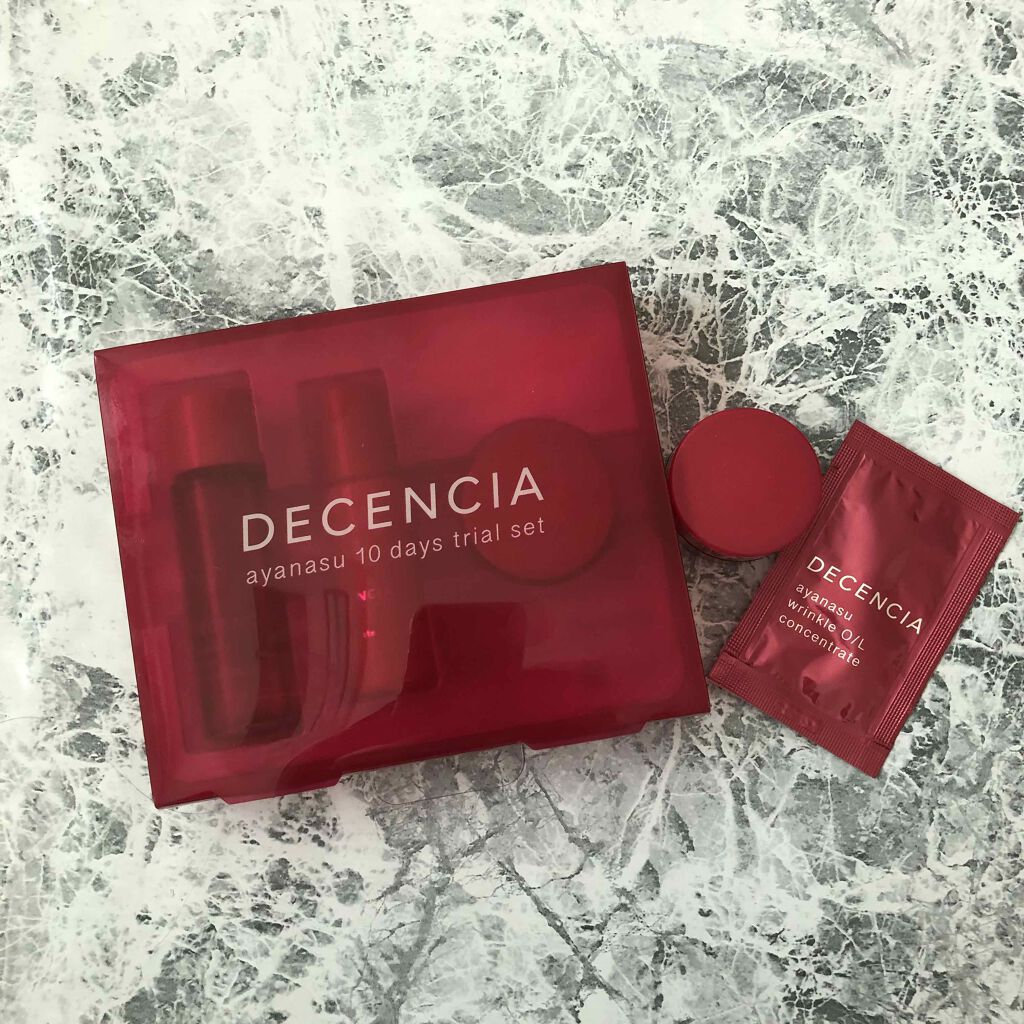 アヤナス トライアルセット/DECENCIA/スキンケアキットを使ったクチコミ(1枚目)