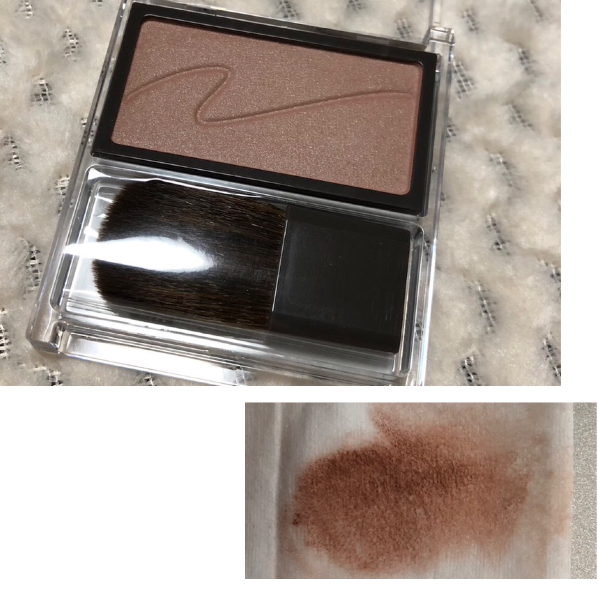 チークブラッシュ/CEZANNE/パウダーチークを使ったクチコミ（2枚目）