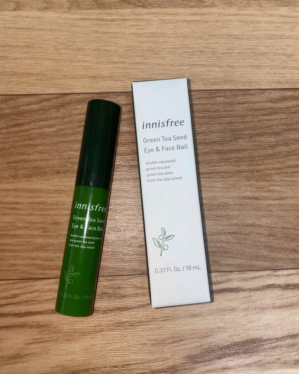 グリーンティーシード アイ&フェイスボール/innisfree/美容液を使ったクチコミ(1枚目)