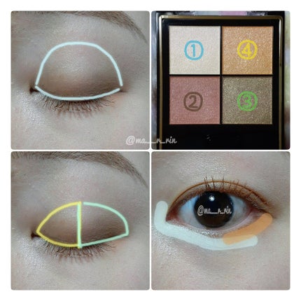 リアルクローズシャドウ/excel/アイシャドウパレットを使ったクチコミ(6枚目)