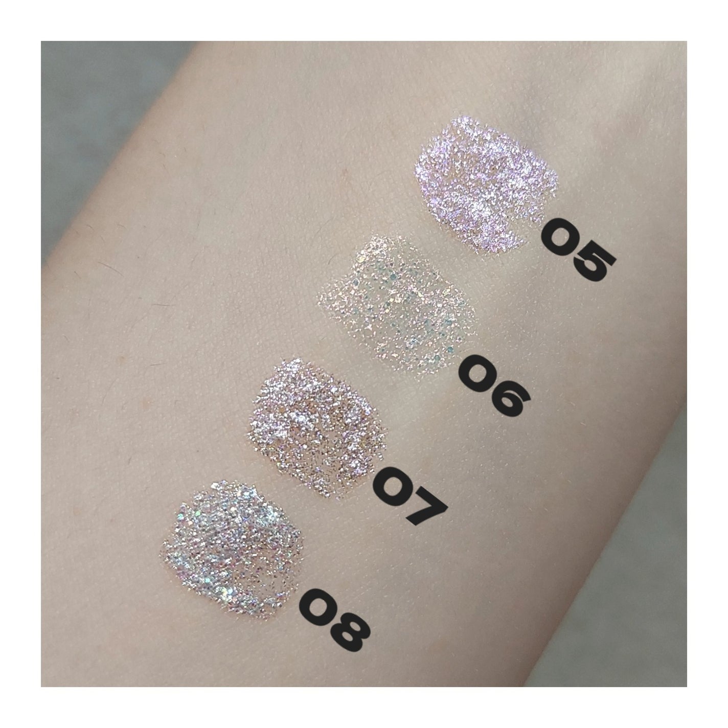 リキッド グリッター シャドウ/rom&nd/グリッターを使ったクチコミ(6枚目)