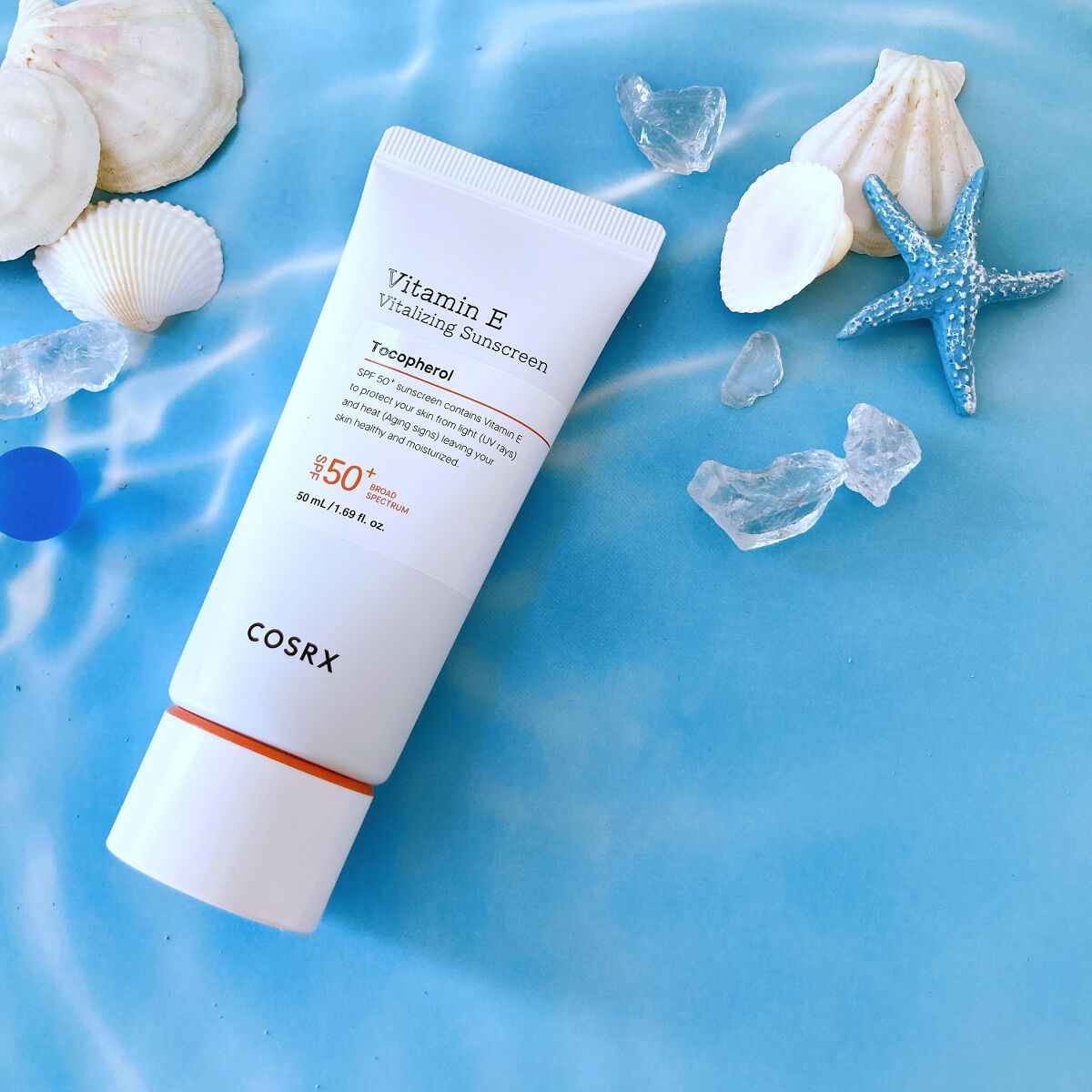 ビタミンEバイタライジングUVクリーム SFP50+/COSRX/日焼け止めクリームを使ったクチコミ(4枚目)