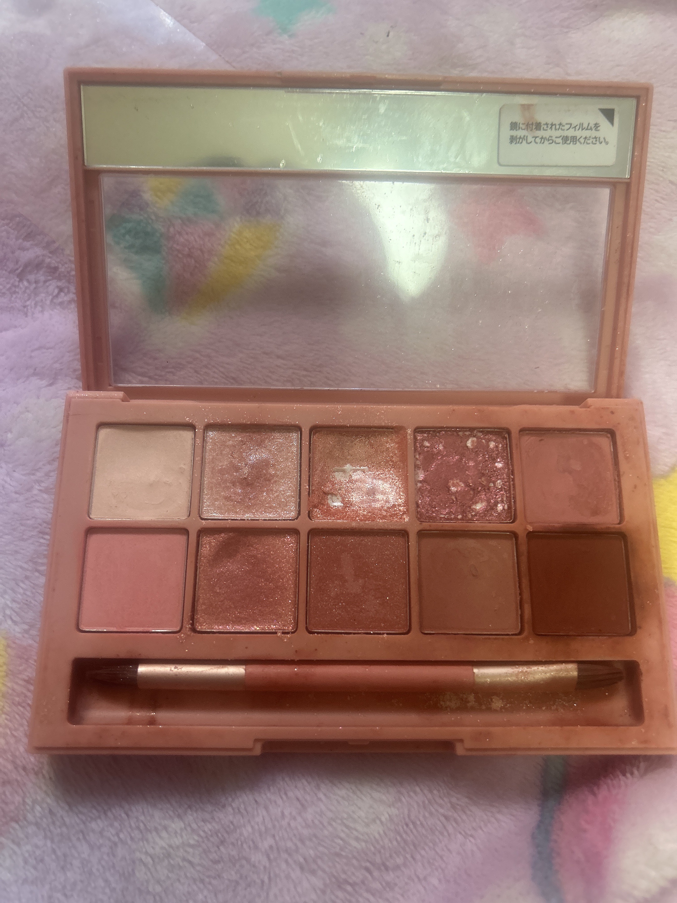 プロ アイ パレット 01 SIMPLY PINK/CLIO/アイシャドウパレットを使ったクチコミ（3枚目）