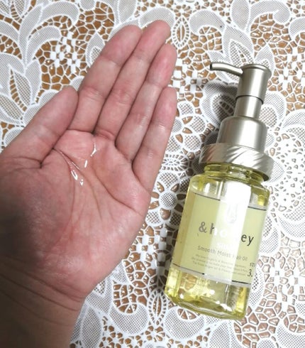 シルキー スムースモイスチャー ヘアオイル 3.0/&honey/ヘアオイルを使ったクチコミ(2枚目)