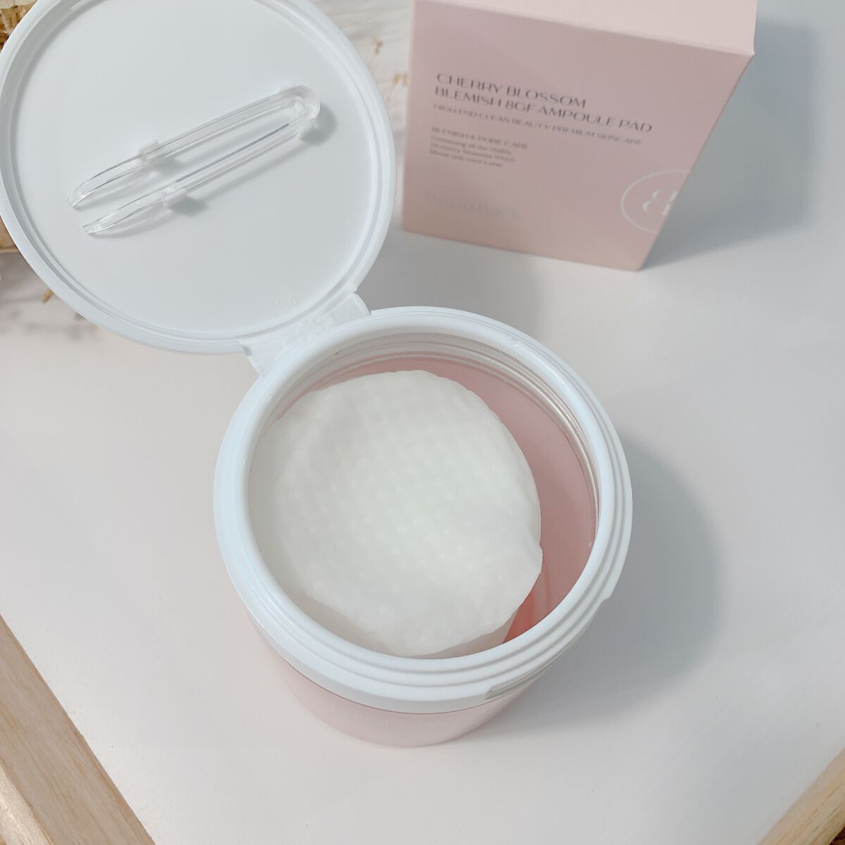 チェリーブロッサム ブレミッシュ ８GF アンプルパッド/Bring Back/トナーパッドを使ったクチコミ（2枚目）