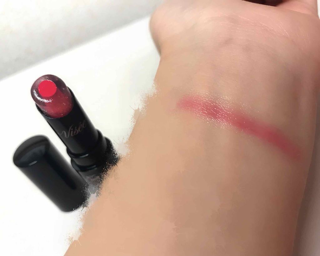 クリスタルデュオ リップスティック シアー/Visée/口紅を使ったクチコミ（2枚目）