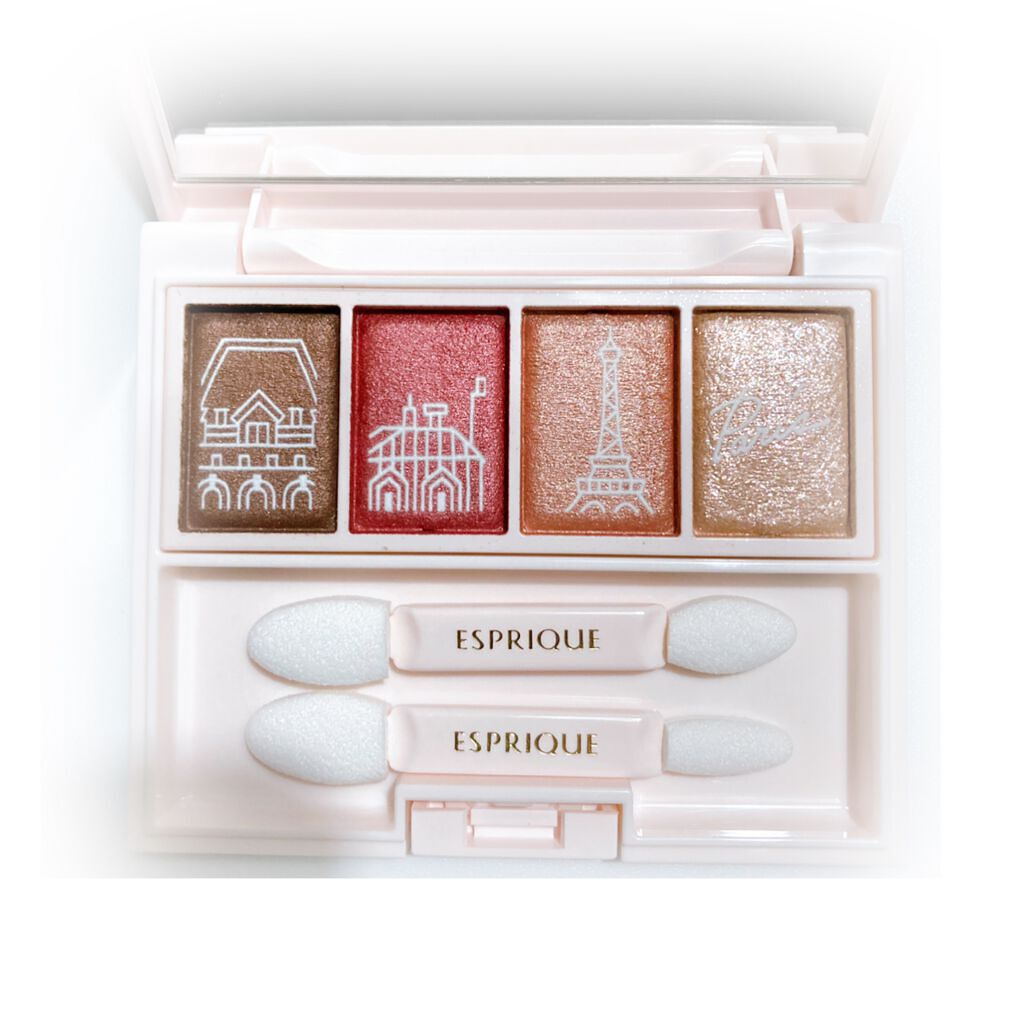 メロウ フィーリング アイズ パリジェンヌ ホリデー /ESPRIQUE/アイシャドウパレットを使ったクチコミ（3枚目）